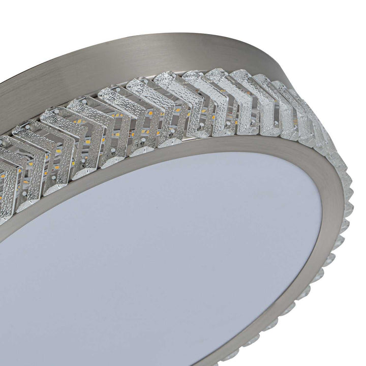 Artcraft Canada - AC5057BN - LED Flushmount - Chevron - Brushed Nickel