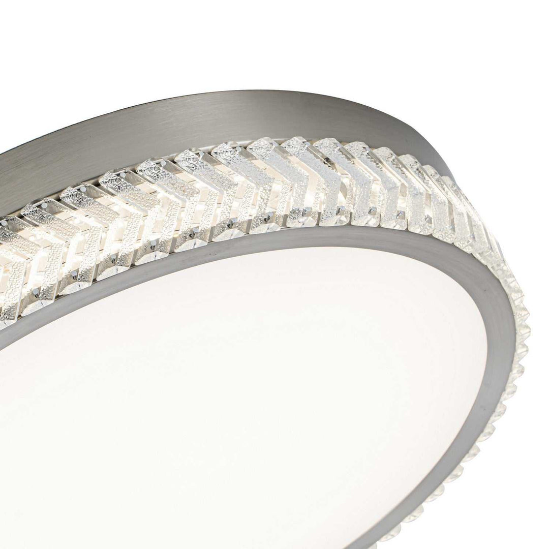 Artcraft Canada - AC5058BN - LED Flushmount - Chevron - Brushed Nickel
