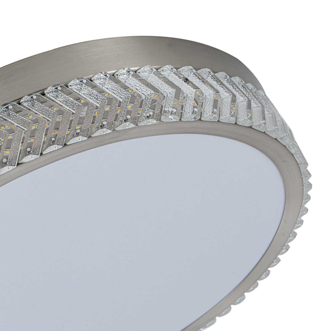 Artcraft Canada - AC5058BN - LED Flushmount - Chevron - Brushed Nickel