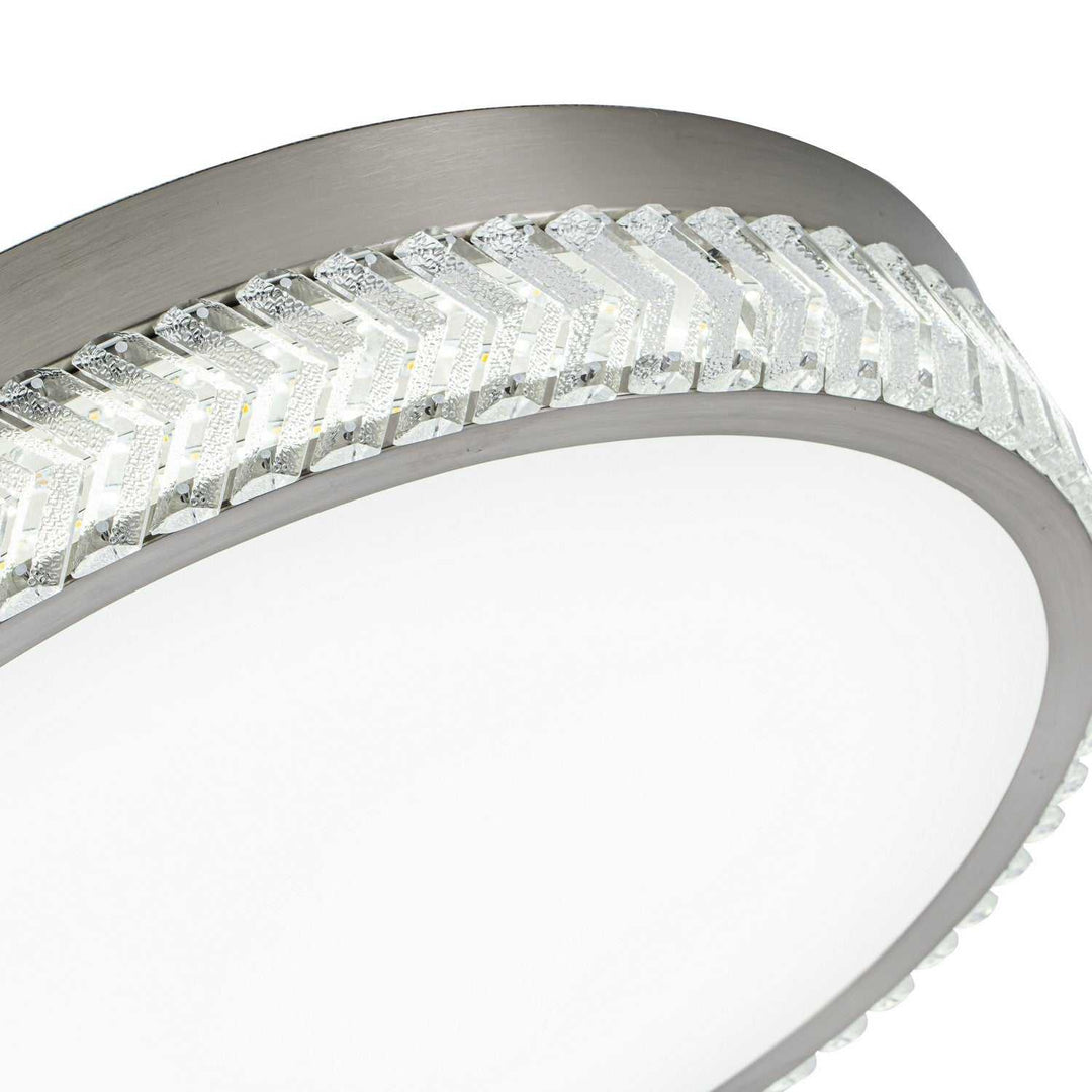Artcraft Canada - AC5058BN - LED Flushmount - Chevron - Brushed Nickel