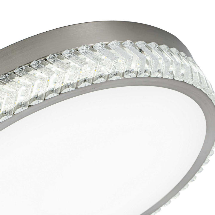 Artcraft Canada - AC5058BN - LED Flushmount - Chevron - Brushed Nickel