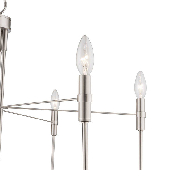 Artcraft Canada - AC12226BN - Six Light Chandelier - Foundry - Brushed Nickel