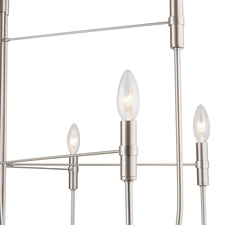 Artcraft Canada - AC12229BN - Nine Light Chandelier - Foundry - Brushed Nickel