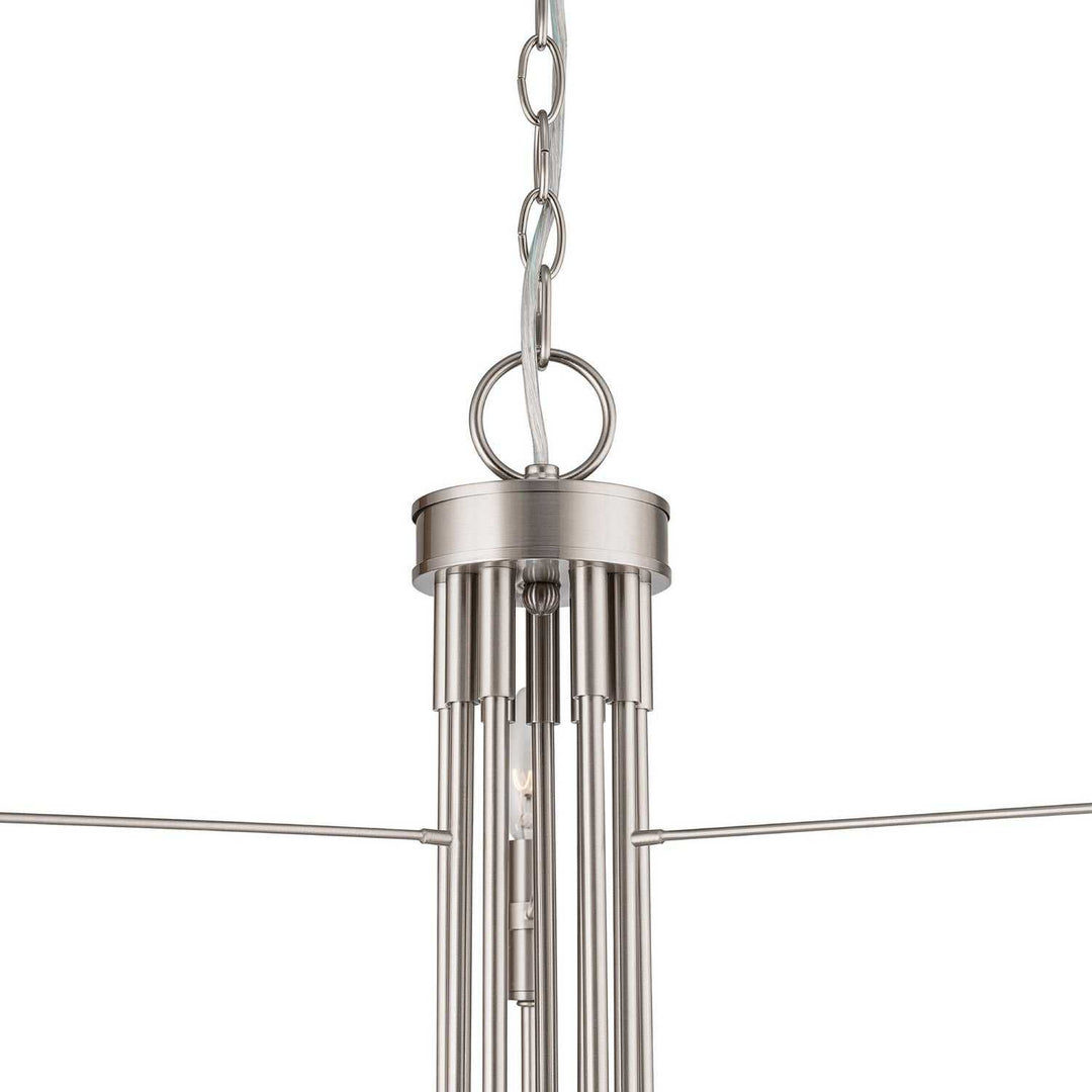 Artcraft Canada - AC12229BN - Nine Light Chandelier - Foundry - Brushed Nickel
