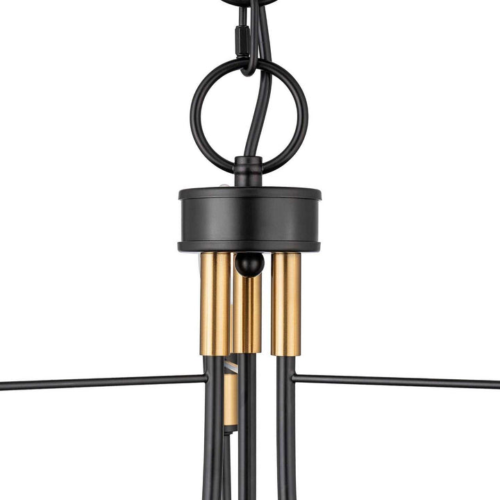 Artcraft Canada - AC12223BB - Three Light Lantern - Foundry - Black