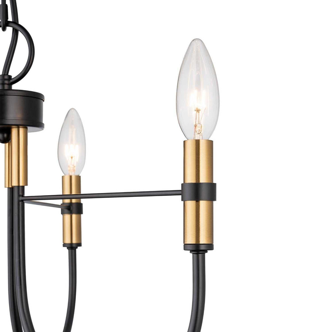 Artcraft Canada - AC12223BB - Three Light Lantern - Foundry - Black