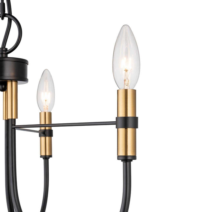 Artcraft Canada - AC12223BB - Three Light Lantern - Foundry - Black