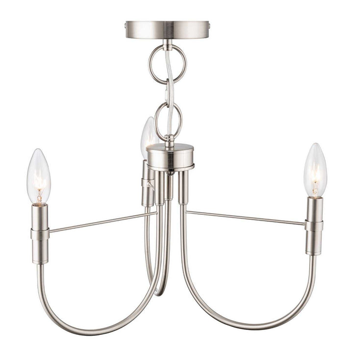Artcraft Canada - AC12223BN - Three Light Lantern - Foundry - Brushed Nickel