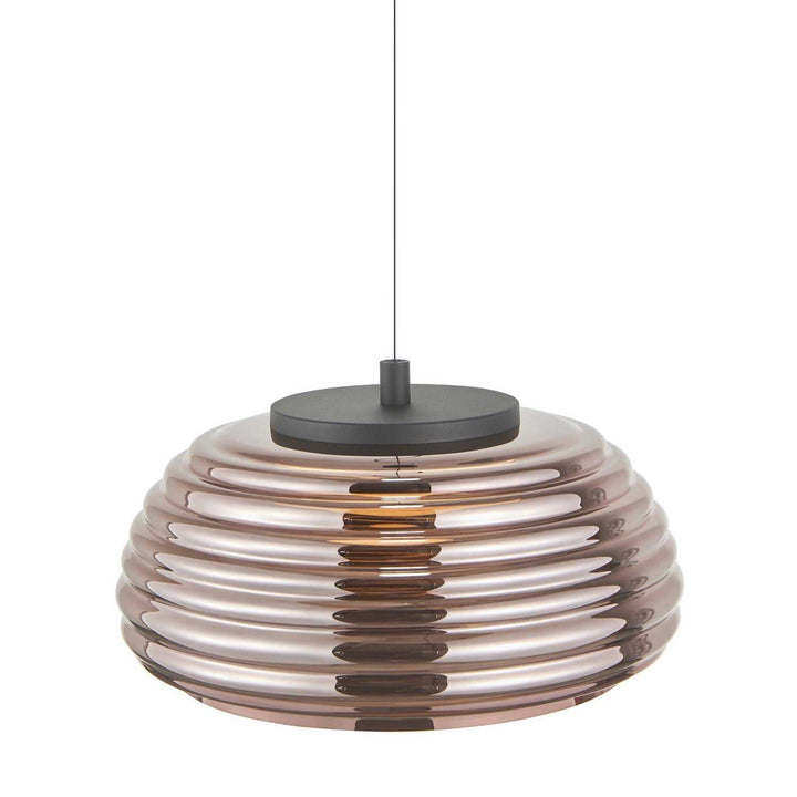 Artcraft Canada - AC5011EC - LED Pendant - Haze - Black/Espresso Copper