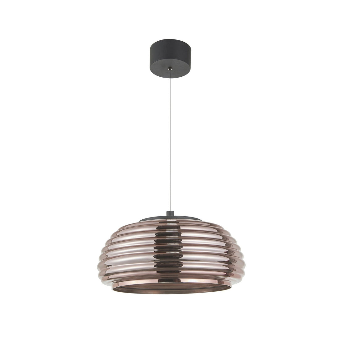 Artcraft Canada - AC5011EC - LED Pendant - Haze - Black/Espresso Copper