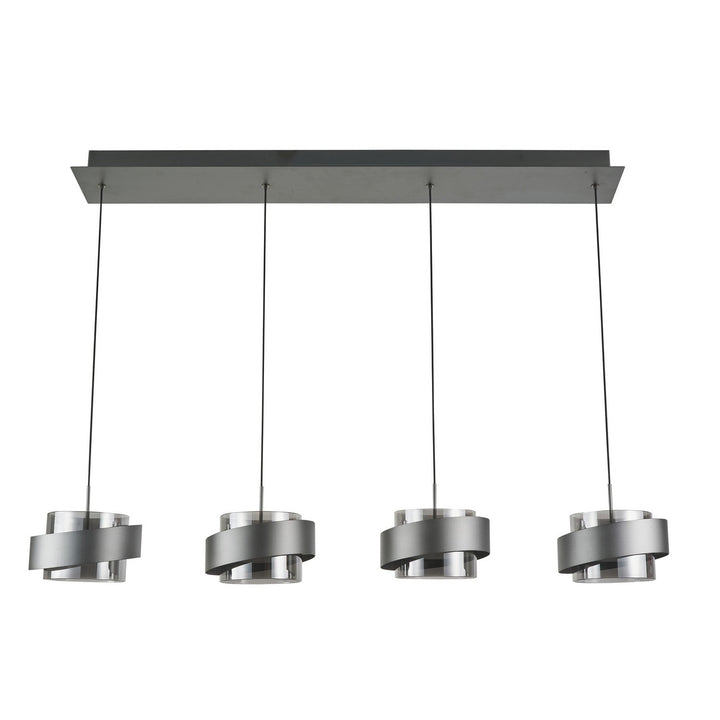 Artcraft Canada - AC6984GR - LED Island Pendant - Axis - Graphite