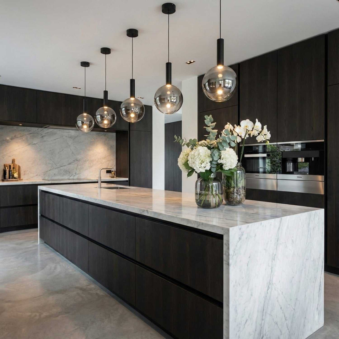 Modella LED Pendant in Black Artcraft Canada