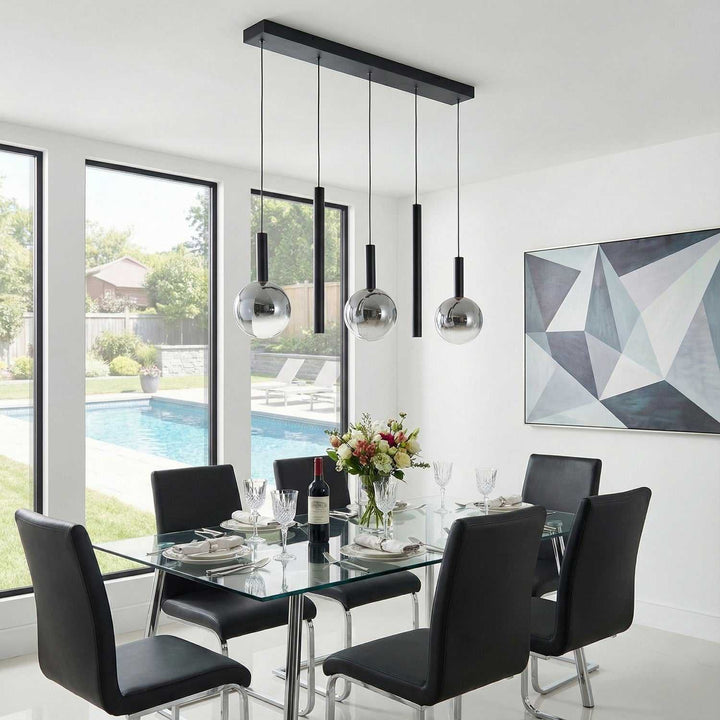 Artcraft Canada - AC5006BK - LED Island Pendant - Modella - Black