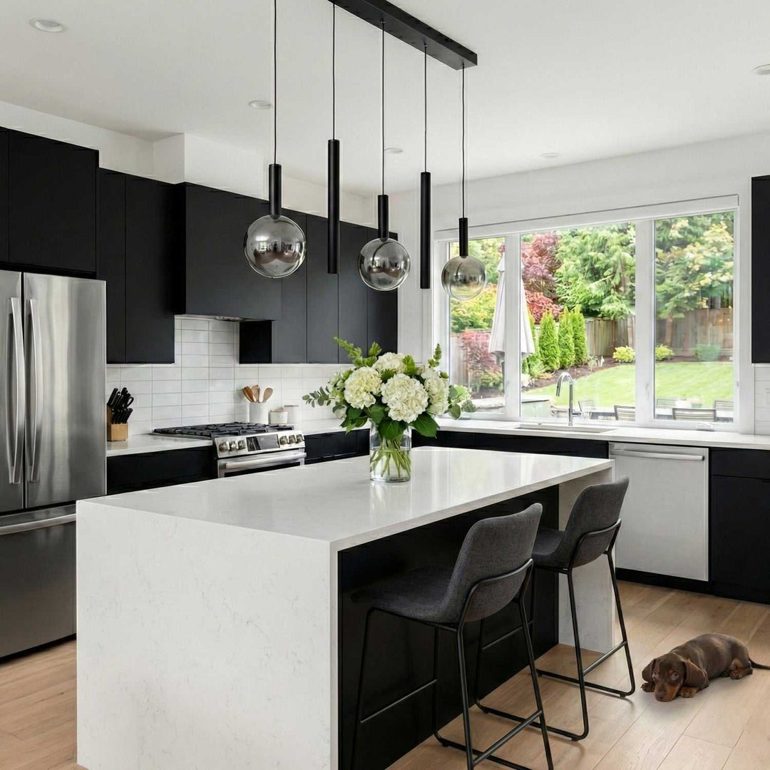 Artcraft Canada - AC5006BK - LED Island Pendant - Modella - Black
