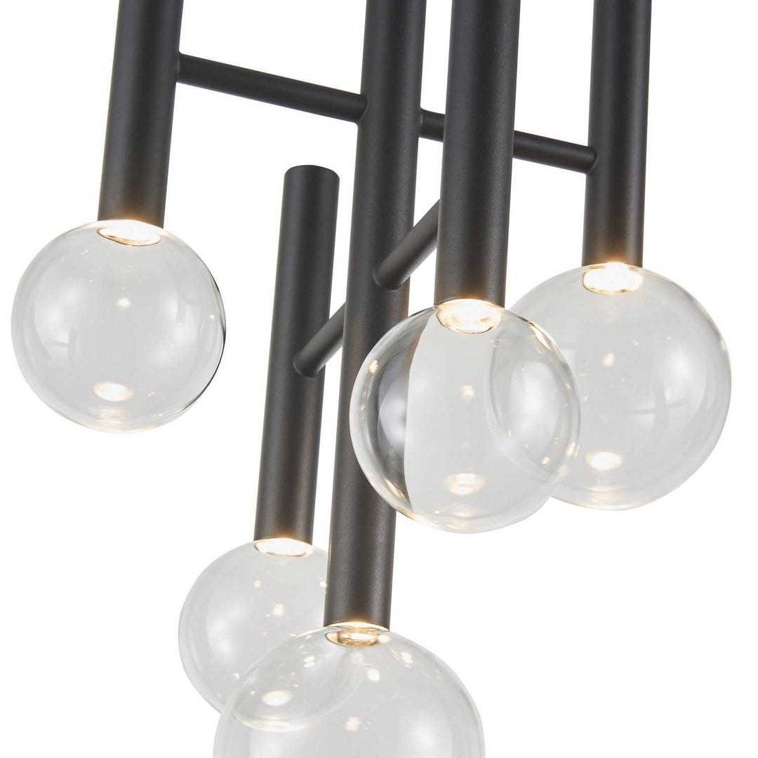 Artcraft Canada - AC6855BK - LED Chandelier - Terra - Black