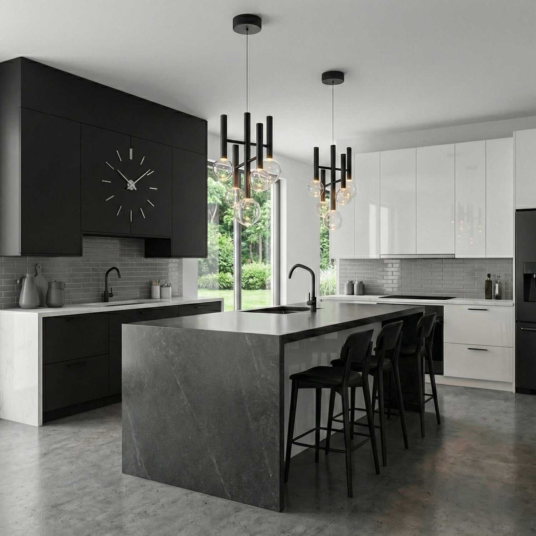 Artcraft Canada - AC6855BK - LED Chandelier - Terra - Black