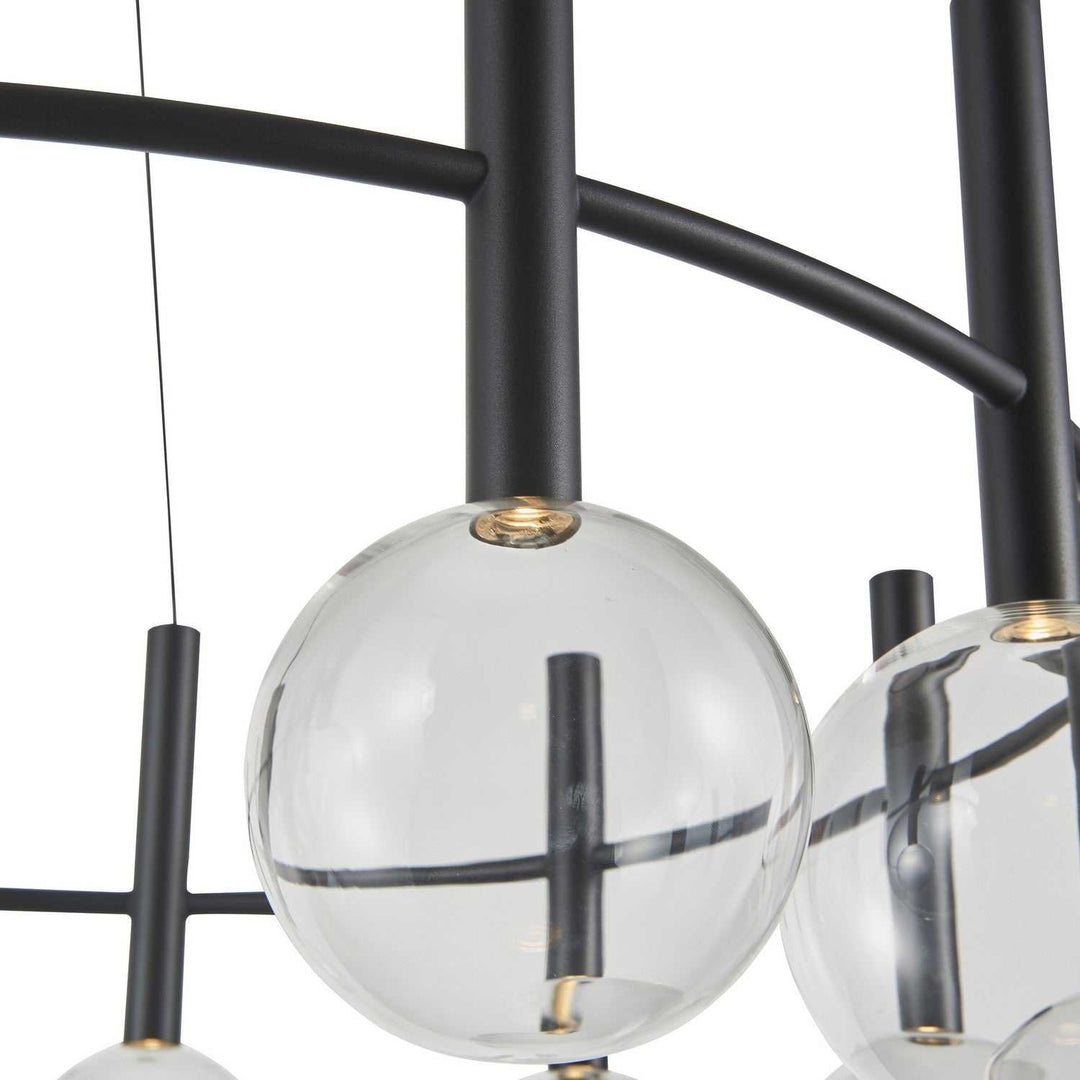 Artcraft Canada - AC6852BK - LED Chandelier - Terra - Black