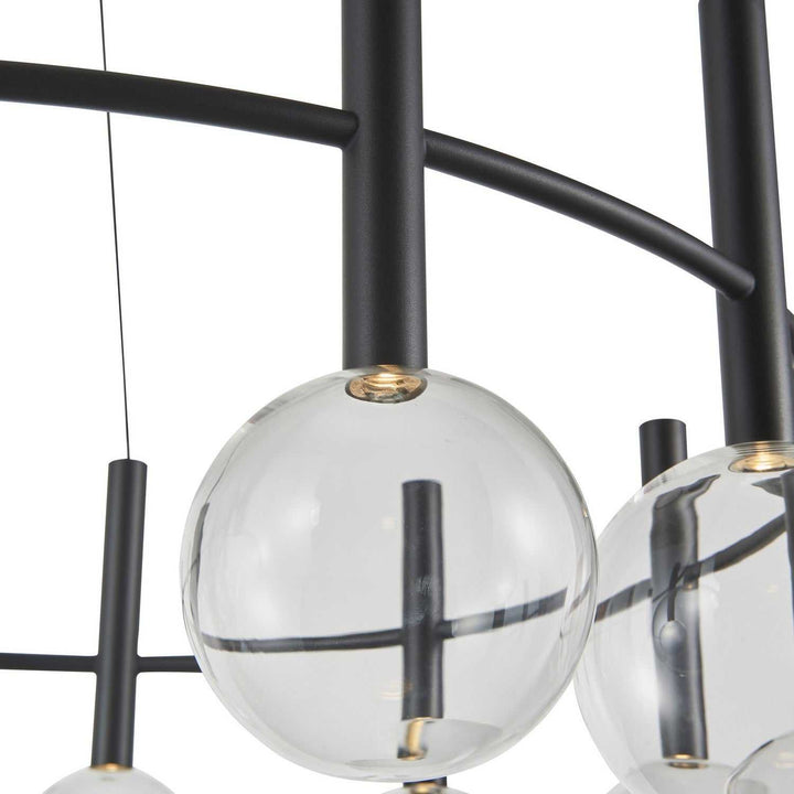 Artcraft Canada - AC6852BK - LED Chandelier - Terra - Black