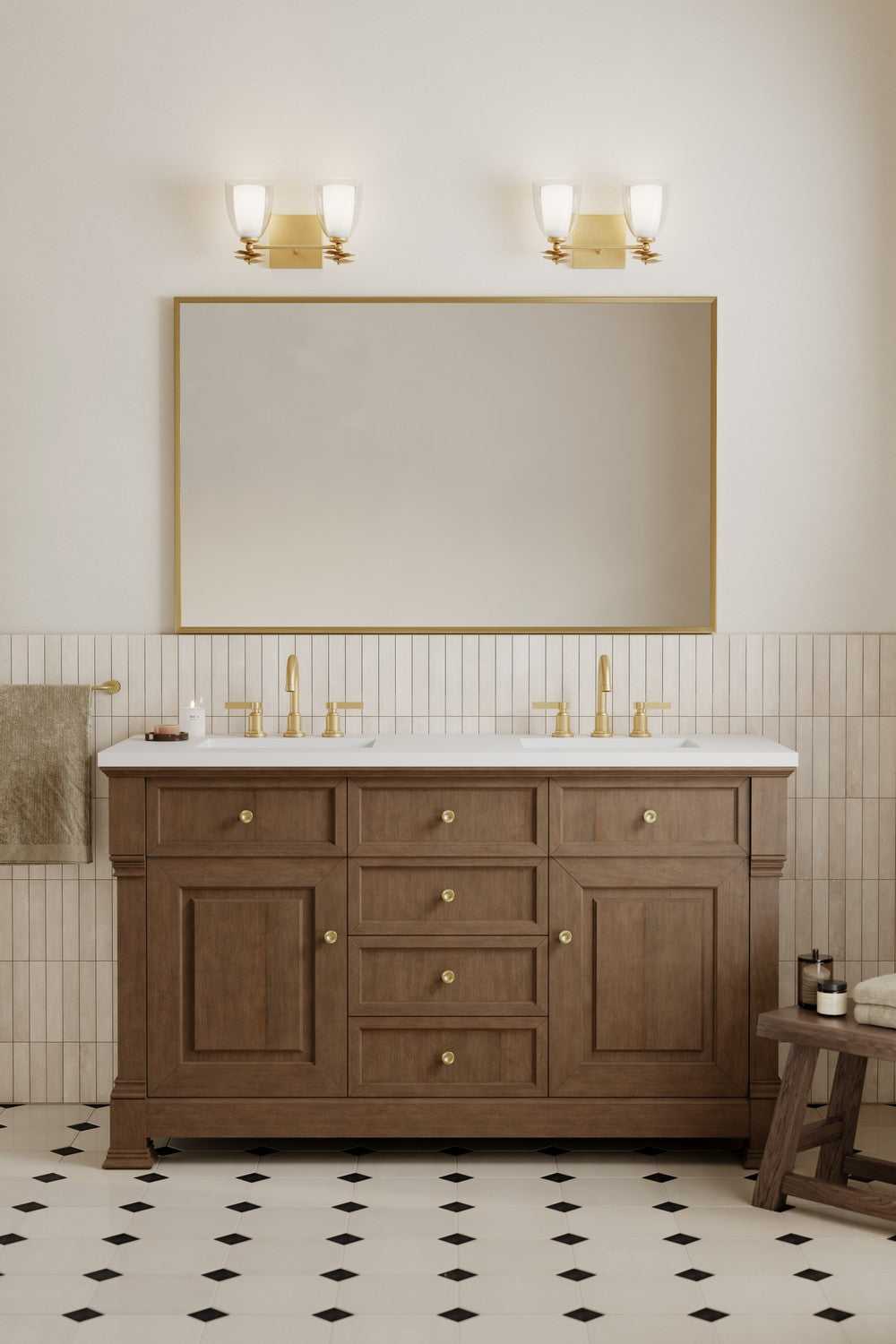 Minka-Lavery - 10252-732 - Two Light Vanity - Elowen - Legacy Brass