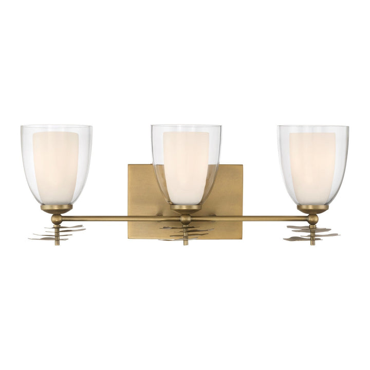 Minka-Lavery - 10253-732 - Three Light Vanity - Elowen - Legacy Brass