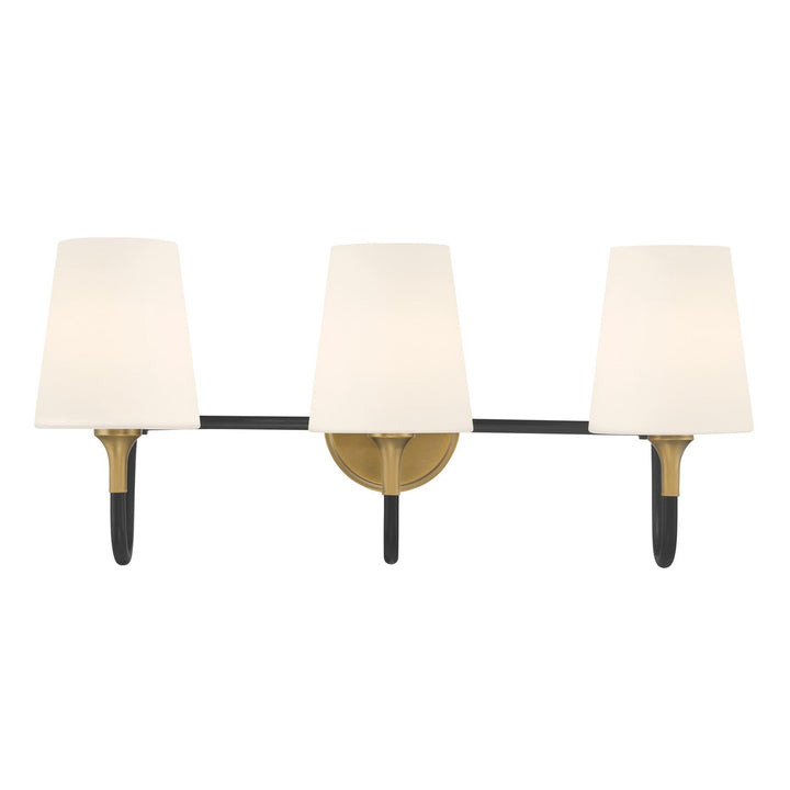 Brienne Three Light Vanity in Legacy Brass Minka-Lavery