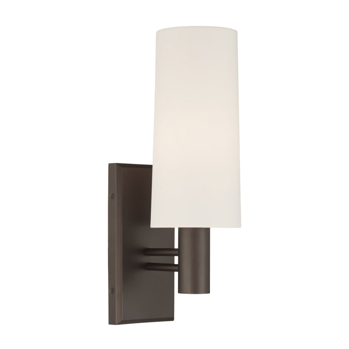 Draxen One Light Wall Sconce in Dark Bronze Minka-Lavery