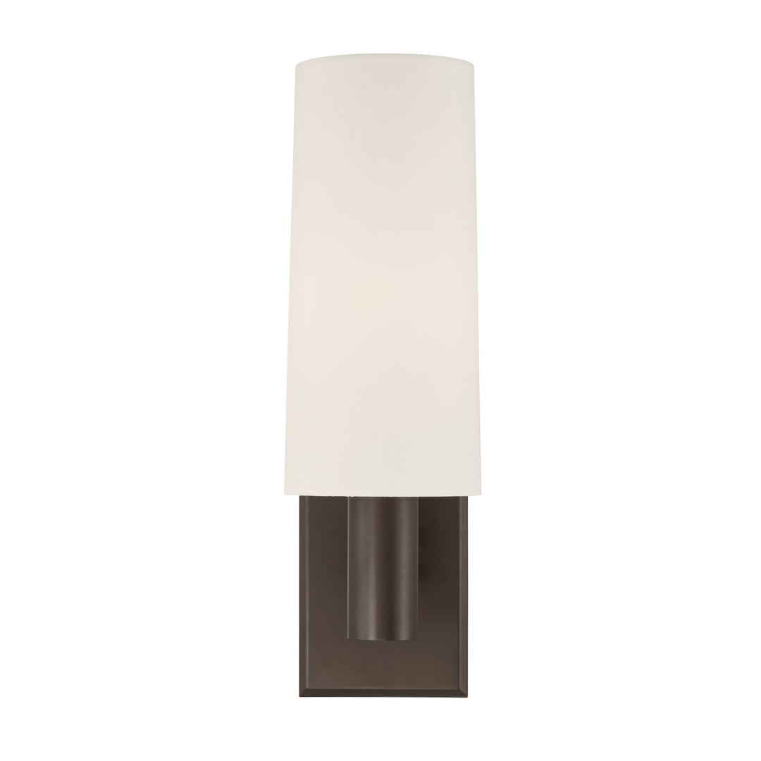 Draxen One Light Wall Sconce in Dark Bronze Minka-Lavery