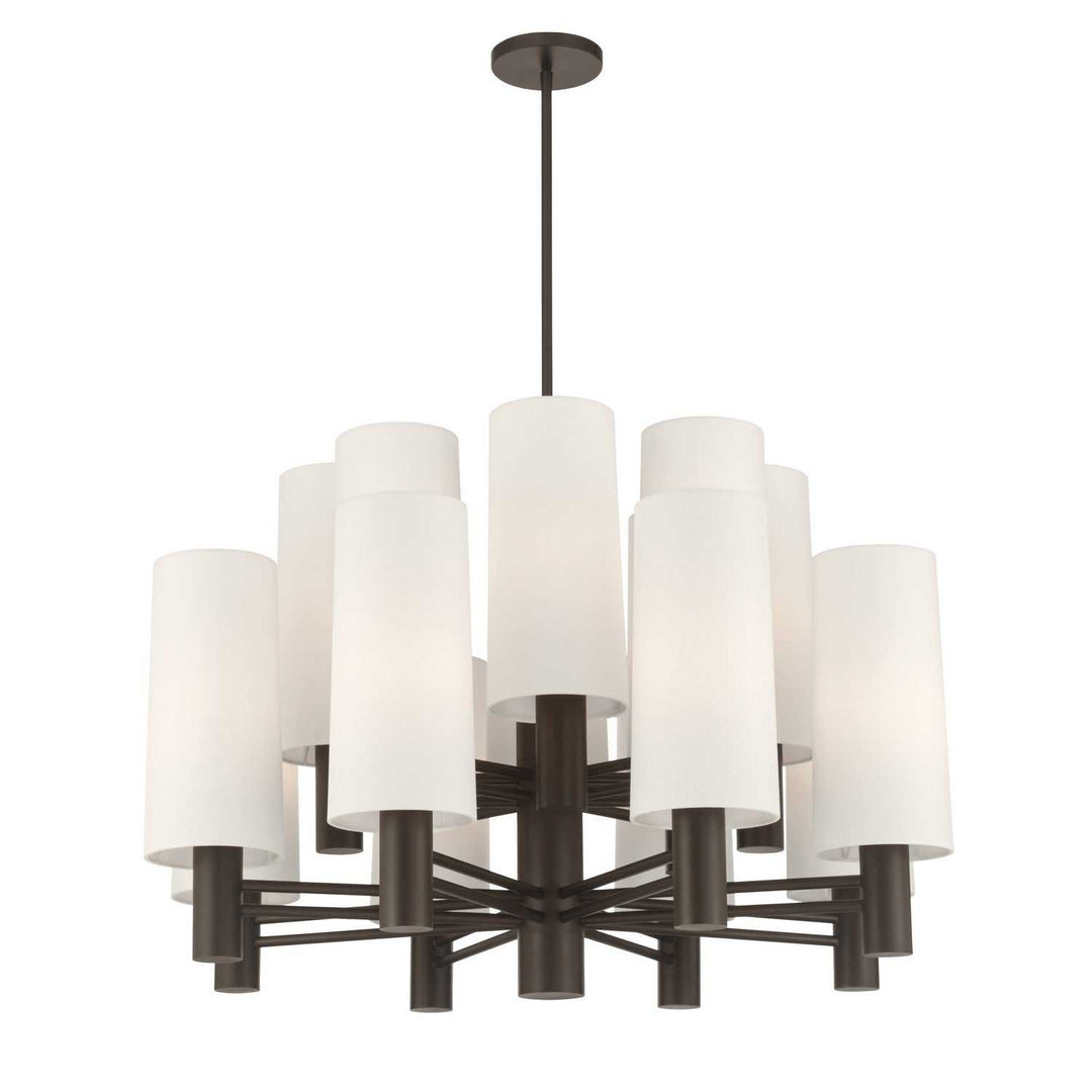 Draxen 16 Light Chandelier in Dark Bronze Minka-Lavery