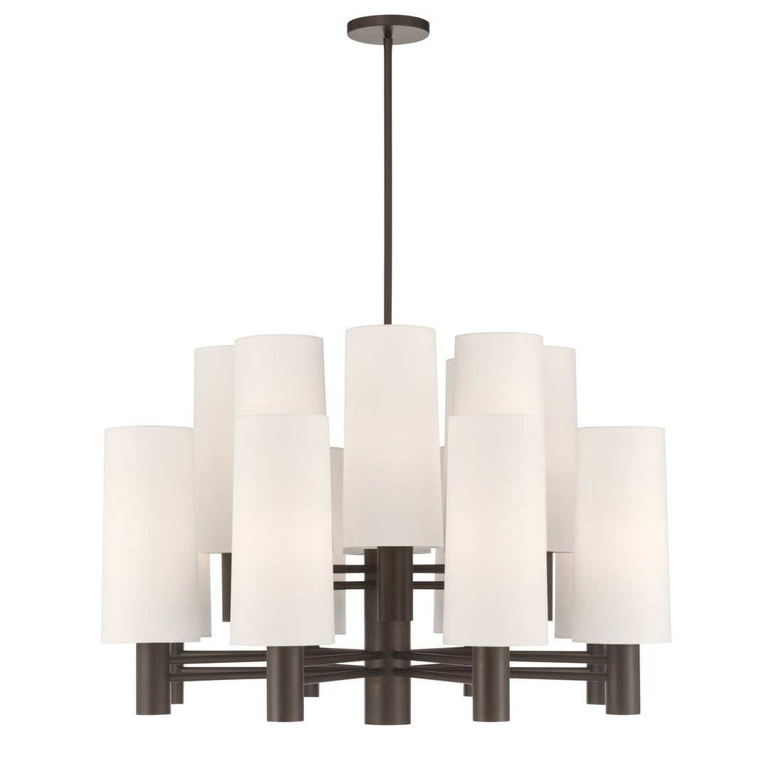 Draxen 16 Light Chandelier in Dark Bronze Minka-Lavery