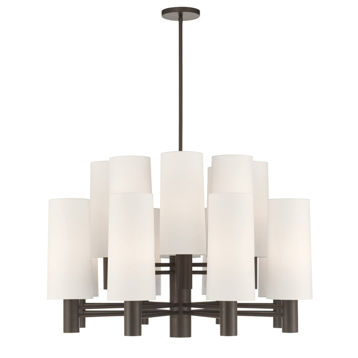 Draxen 16 Light Chandelier in Dark Bronze Minka-Lavery