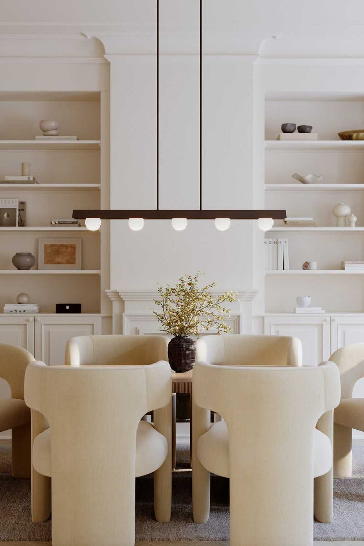 Vestra LED Linear Chandelier in Dark Bronze Minka-Lavery