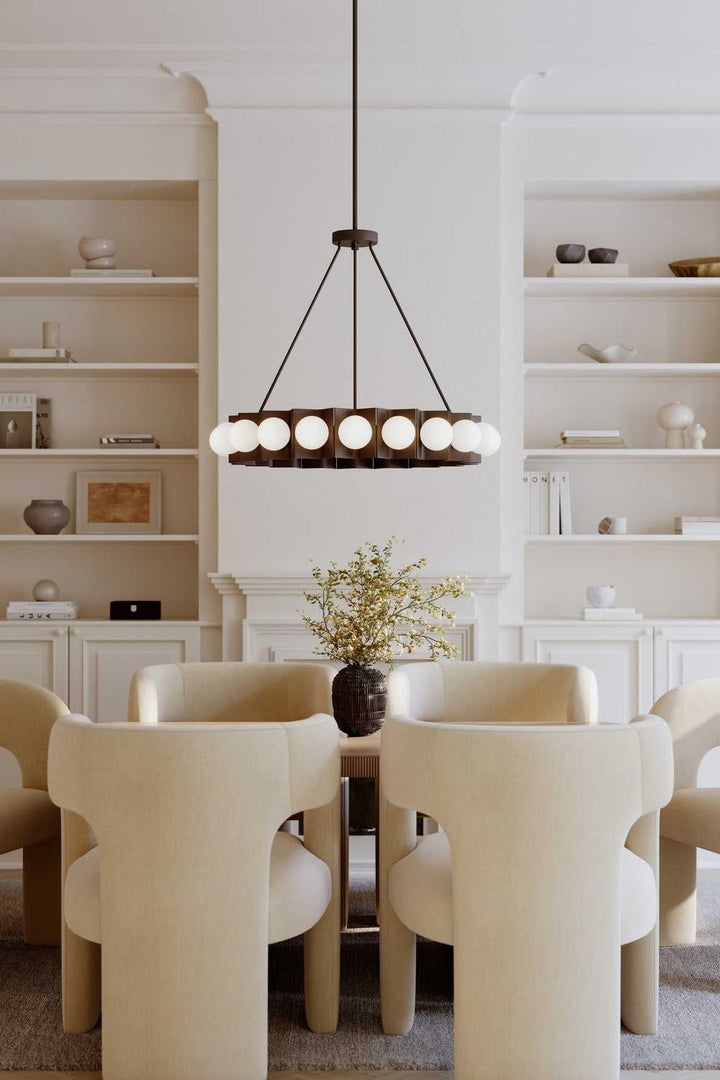 Vestra LED Pendant in Dark Bronze Minka-Lavery