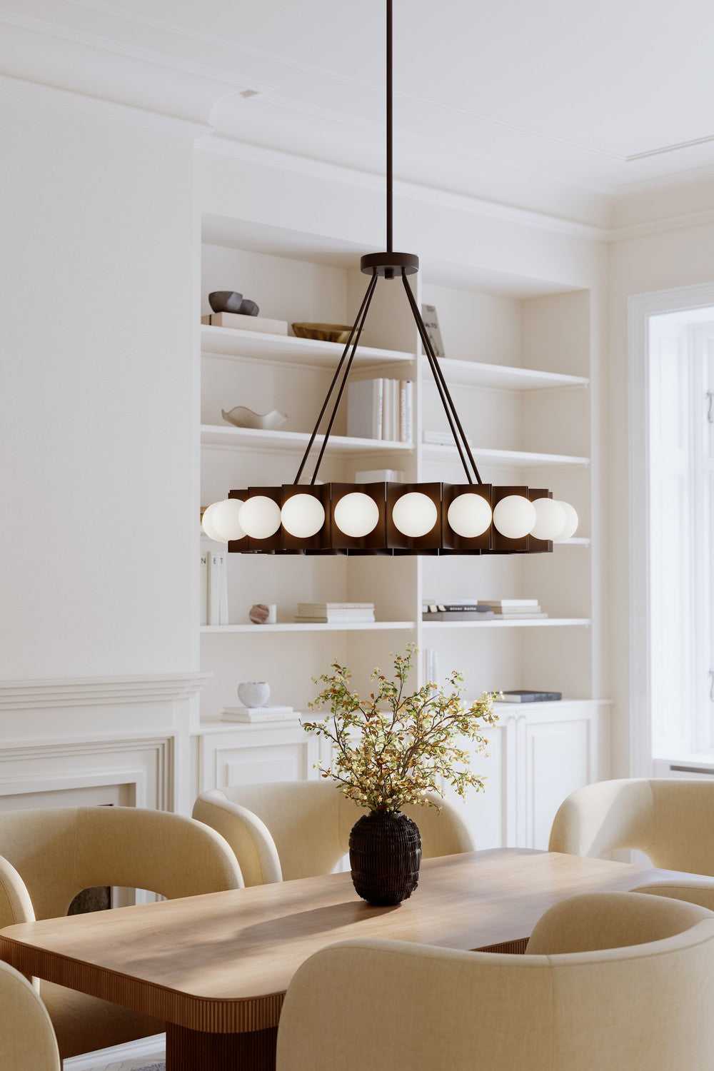 Vestra LED Pendant in Dark Bronze Minka-Lavery