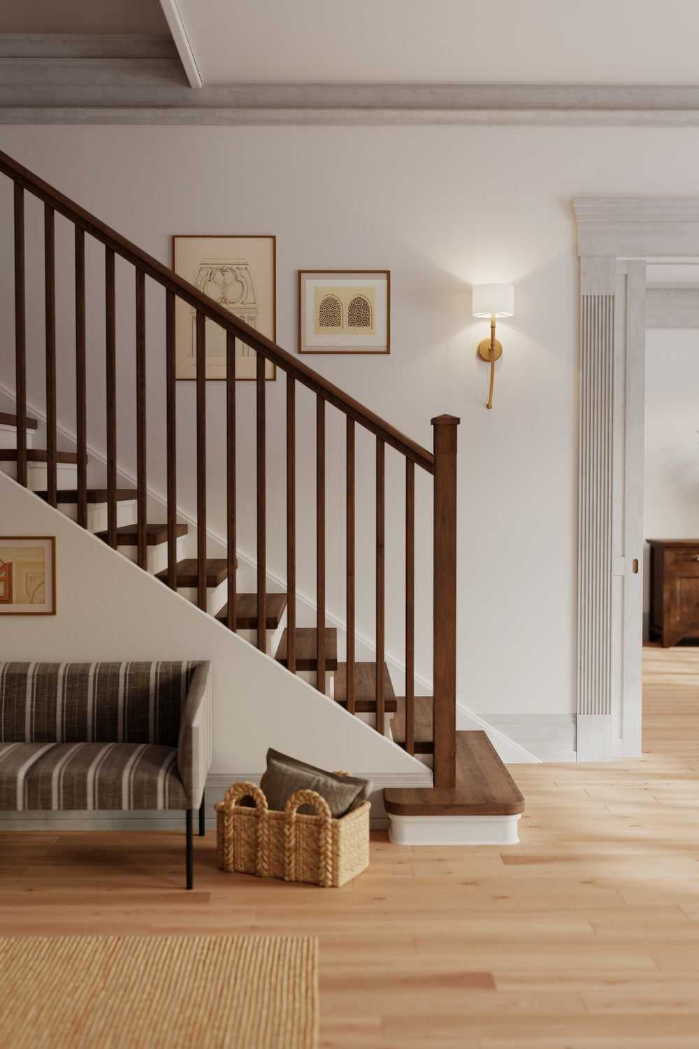 Molvene One Light Wall Sconce in Legacy Brass Minka-Lavery