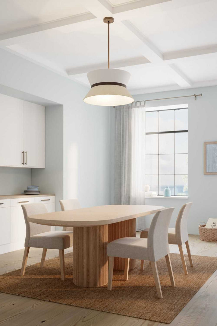 Aurellan Three Light Pendant in Plated Dark Bronze Minka-Lavery
