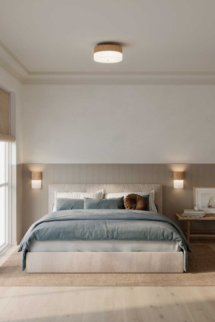 Nebri Three Light Semi-Flush Mount in Legacy Brass Minka-Lavery