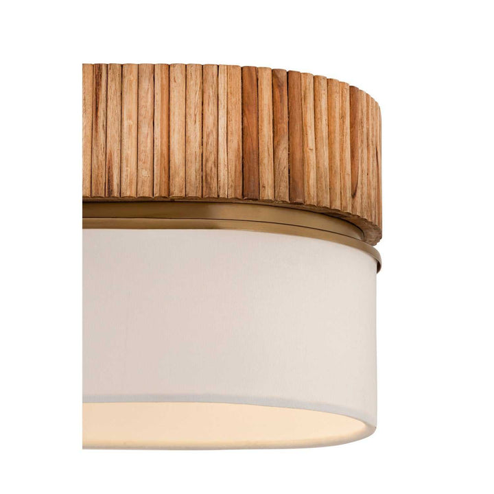 Nebri Five Light Linear Chandelier in Legacy Brass Minka-Lavery