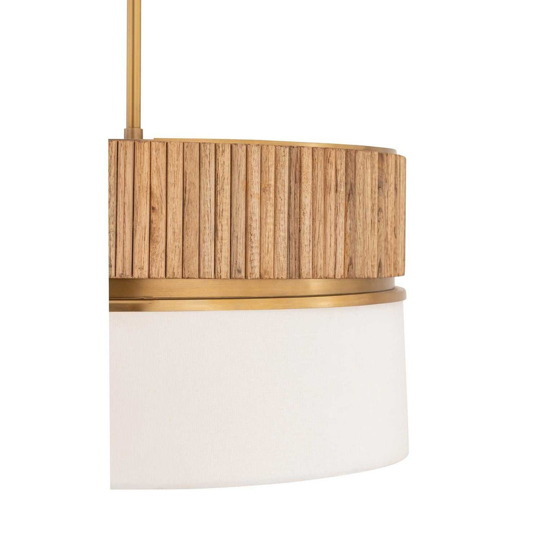 Nebri Three Light Pendant in Legacy Brass Minka-Lavery