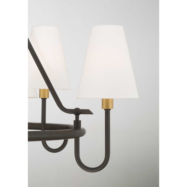 Bellforge Eight Light Pendant in Legacy Brass Minka-Lavery