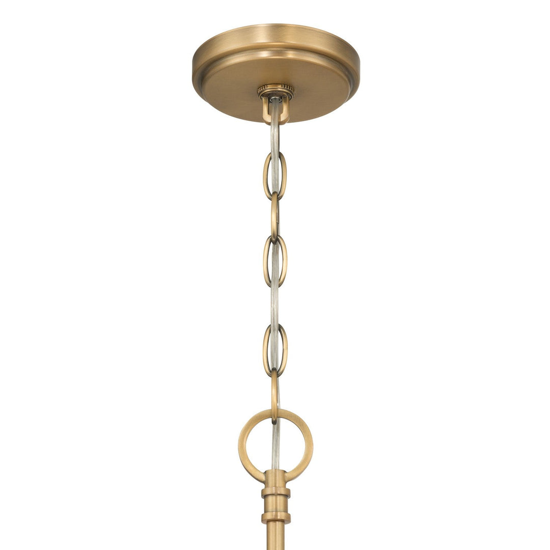 Molvene Five Light Chandelier in Legacy Brass Minka-Lavery