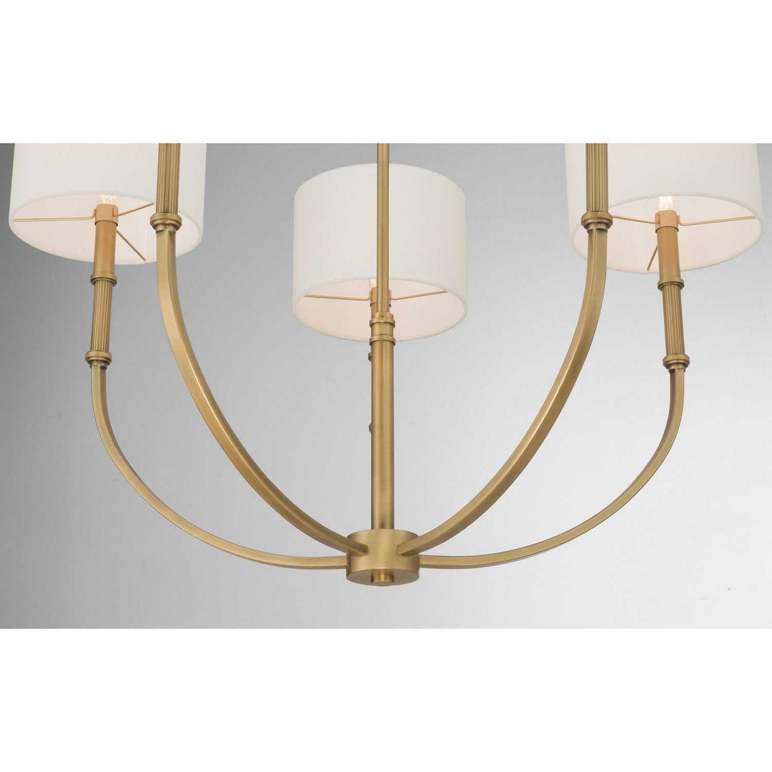 Molvene Five Light Chandelier in Legacy Brass Minka-Lavery