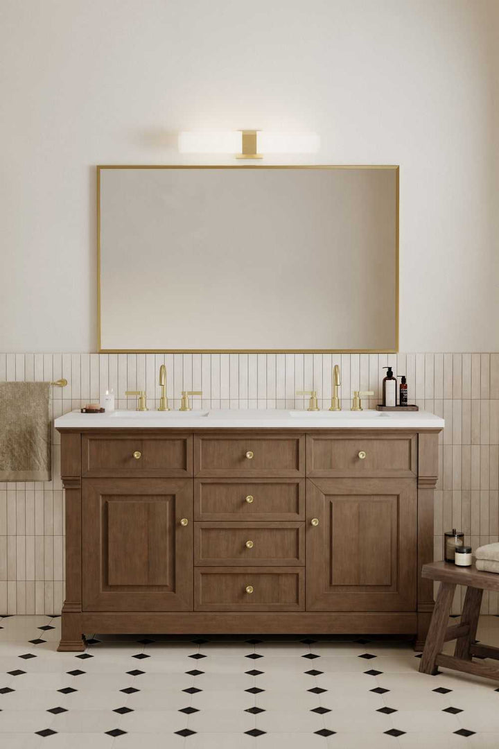 Delgada Two Light Bath Bar in Legacy Brass Minka-Lavery