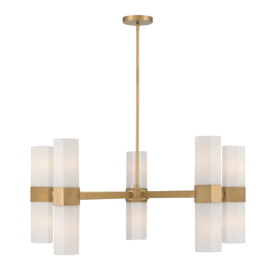 Minka-Lavery - 12129-732 - Ten Light Chandelier - Delgada - Legacy Brass