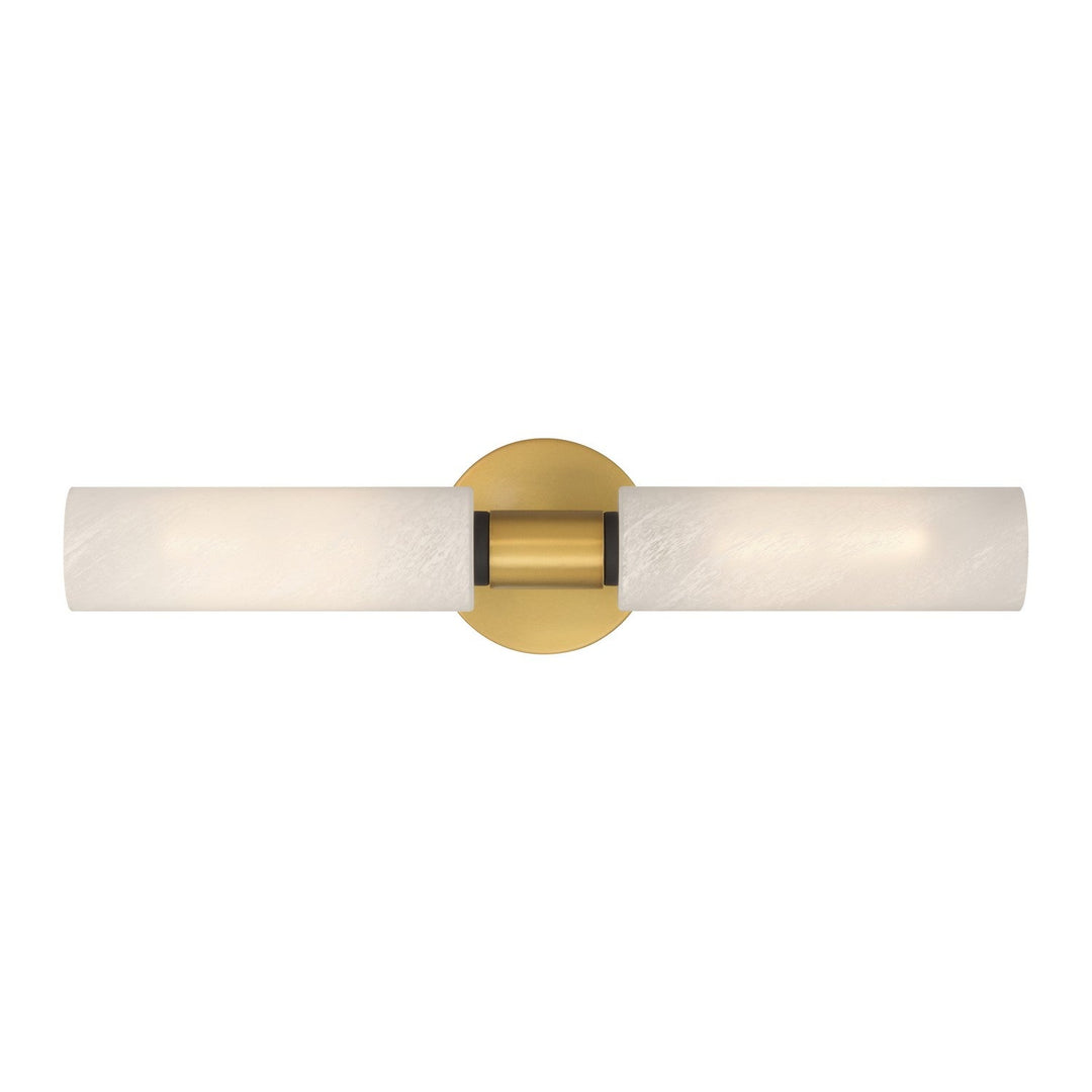 Wexmere Two Light Vanity in Legacy Brass Minka-Lavery