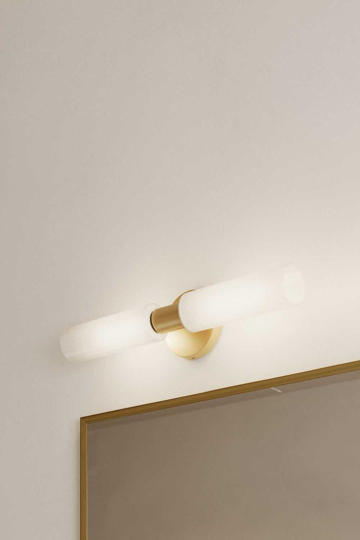 Wexmere Two Light Vanity in Legacy Brass Minka-Lavery