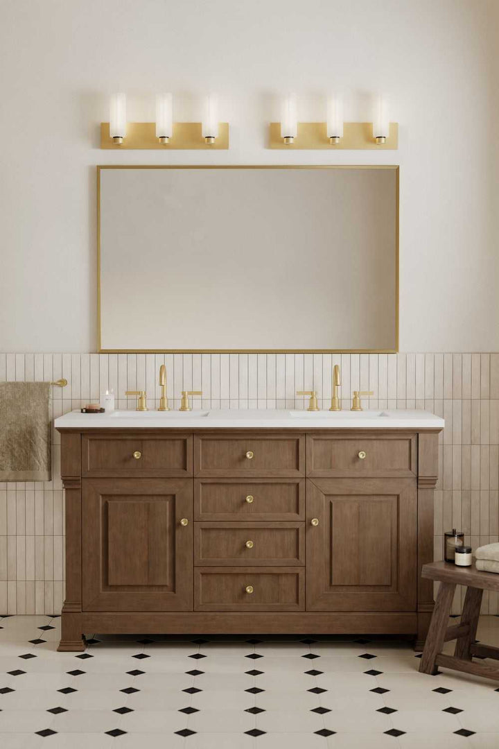 Wexmere Three Light Vanity in Legacy Brass Minka-Lavery