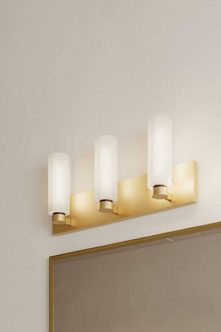 Wexmere Three Light Vanity in Legacy Brass Minka-Lavery