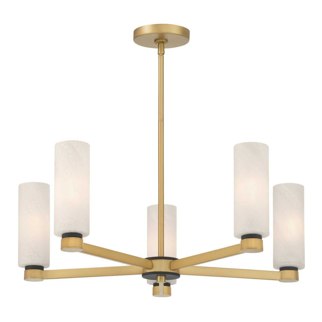 Wexmere Five Light Chandelier in Legacy Brass Minka-Lavery