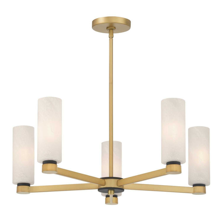 Wexmere Five Light Chandelier in Legacy Brass Minka-Lavery