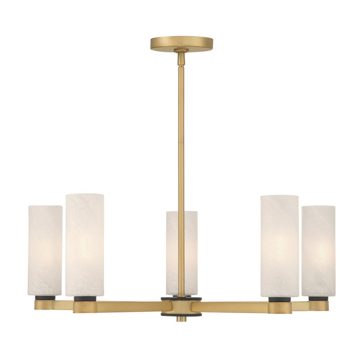 Wexmere Five Light Chandelier in Legacy Brass Minka-Lavery